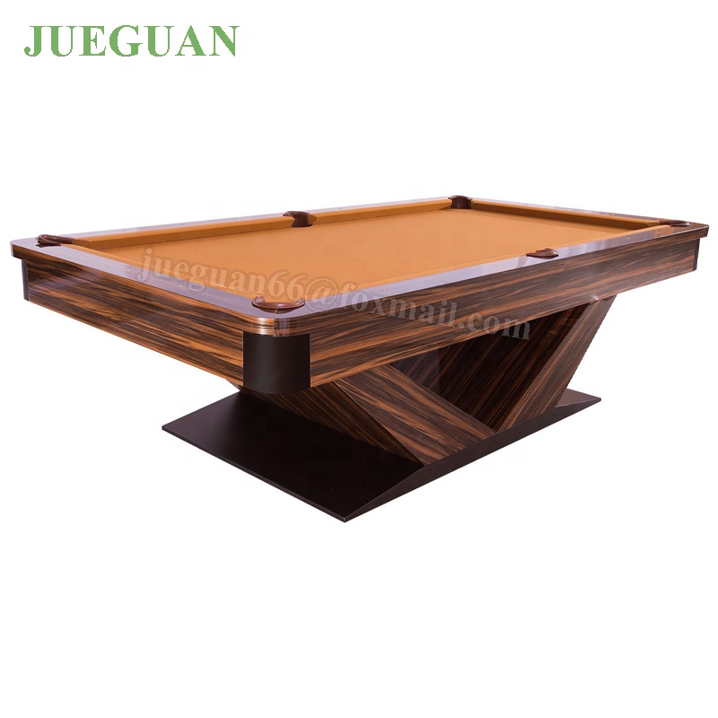 Бильярдный стол с отделкой под дерево, мощная рама и ножки для бассейна 9 футов