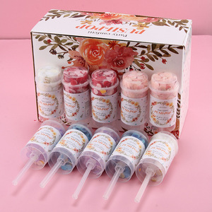 New Push Music Mini Spray Flower Tube Wedding Birthday Party Firework Tube Confetti Holiday Party Small Fireworks