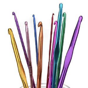 100pcs DIY Aluminum <strong>Crochet</strong> <strong>Kit</strong> With Yarn Knitting Needles Sewing <strong>Kit</strong> Tools <strong>Crochet</strong> Hook Set - Product Image 6