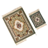 Sous-verre de style tapis persan personnalisé, disponible en super grand, petit et mini, pour tasses et thé