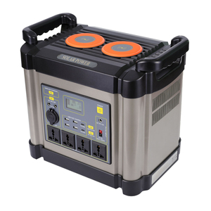 Système de station d'alimentation portable pour la maison et l'extérieur 1KW 2KW 3KW 5KW, générateur à onde sinusoïdale pure MPPT, panneaux solaires pliables - Product Image 1