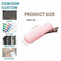 Sac de rangement pour pinceaux de maquillage en silicone de haute qualité, étanche, magnétique, pour voyage, trousse de toilette, organiseur de cosmétiques