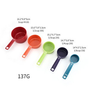 Juego <span class=keywords><strong>de</strong></span> 10 tazas medidoras <span class=keywords><strong>de</strong></span> plástico multifunción para el hogar y cuchara PP herramienta <span class=keywords><strong>de</strong></span> cocina - Product Image 5
