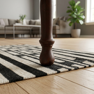 Tapis d'extérieur moderne et élégant en fil PET de qualité supérieure, tissé à la main, lavable, taille personnalisable, coloré, style bohème - Product Image 6