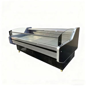 Vitrine réfrigérée pour la viande de poulet fraîche, <span class=keywords><strong>comptoir</strong></span> de boucherie, réfrigérateur, congélateur, armoire frigorifique pour la vente en supermarché - Product Image 3