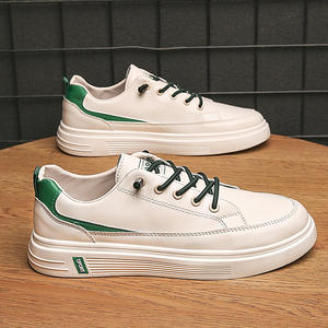 Chaussures basses décontractées pour hommes, respirantes, en PU, légères, durables, antidérapantes, à lacets, pour la marche et la course - Product Image 3