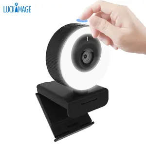 Luckimage ويب كاميرا 1080p كاميرا 60fps تدفق كاميرا الألعاب كاميرا مع عدسات تكبير