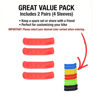 Manchons de protection en caoutchouc silicone pour leviers de frein de vélo, protège-poignées pour VTT - Product Image 2