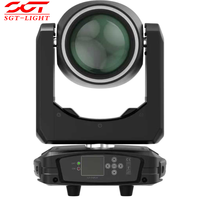 Mini 200W LED Beam Moving Head Licht 1.5 °   7000K-8000K Prisma DMX512 Master-Slave-Automatikmodus für Theaterbeleuchtung