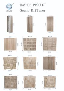 Panel acústico de madera para <span class=keywords><strong>teatro</strong></span>, trampa de graves, difusión de pared, difusor de insonorización - Product Image 6