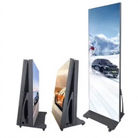 Écran d'affichage LED pliable P2.5 IP65 étanche, résolution 4K, affichage LED portable pour exposition et événements