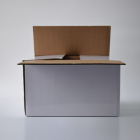 Boîte en carton ondulé multi-tailles, carton d'expédition robuste avec logo et couleur personnalisés