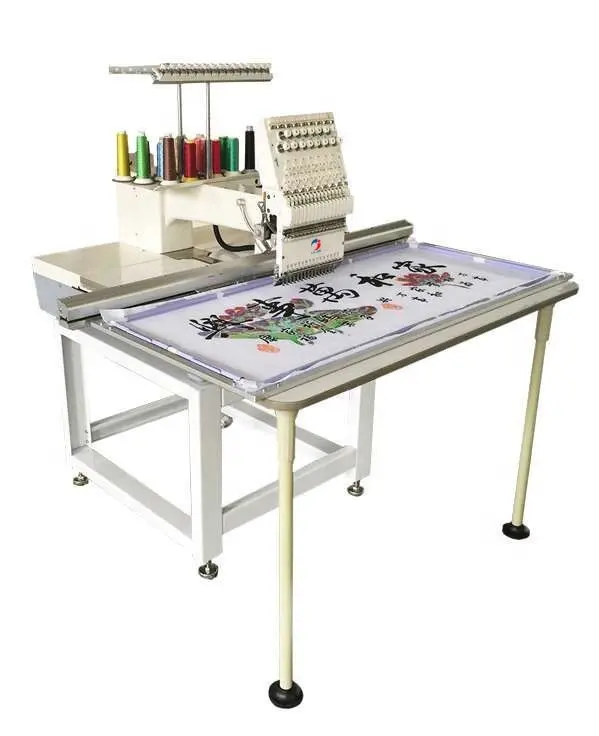 TMBP-SC1501 type 12 color single head computerized embroidery machine in china