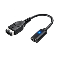 Adaptateur de charge USB-C filaire pour Gameboy Advance SP, prend en charge les câbles de charge USB-A vers C et USB-C vers C