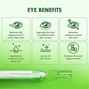 Crema Contorno de Ojos con Péptidos Reafirmantes para Reducir Instantáneamente las Arrugas, Líneas Finas y Ojeras - Product Image 4