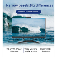 Precio de Fábrica, Computadora de Escritorio Todo en Uno de 24 Pulgadas FHD IPS OEM ODM, Core I5, DDR4, SSD, Garantía de 3 Años para Educación, Laboratorio Informático