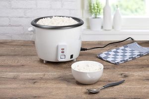 Mini-cuiseur à riz électrique portable blanc 2L-6L multifonction avec motif floral pour usage domestique et hôtelier – Vente en gros - Product Image 3