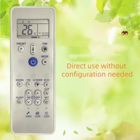 Télécommande de remplacement KTKL004 compatible avec Carrier, compatible avec Toshiba KTKL004, télécommande universelle pour climatiseur