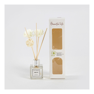 fashion wholesales glass bottle perfume essential oil diffuser scent reed diffuser