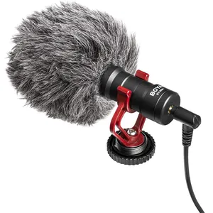 Boya Trên Máy Ảnh Shotgun Video Microphone by-MM1 Youtube Vlogging <span class=keywords><strong>Facebook</strong></span> Livestream Ghi Âm Mic Đối Với iPhone Huawei Android - Product Image 1