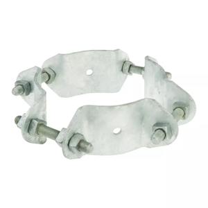 Banda ajustable Quan Pham para postes de 7-1/2 a 12 pulgadas de diámetro, galvanizada según ASTM A-153, para sujeción de postes e insuladores. - Product Image 4