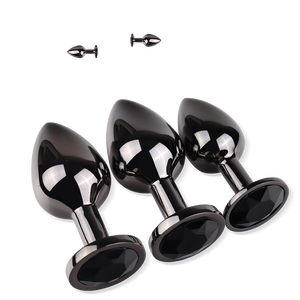 S-HANDE Popo Masaj Aleti Metal Gövdeli Anal <span class=keywords><strong>Plug</strong></span> Kadın ve Erkek İçin Vücut Uygulaması İçin - Product Image 1