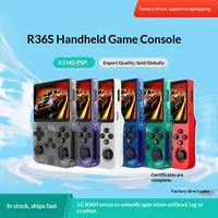 Console de jeu rétro portable R36S en gros, système d'exploitation ArkOS, écran HD, lecteur d'arcade portable avec 10 000 jeux intégrés, certifiée CE FCC RoHS