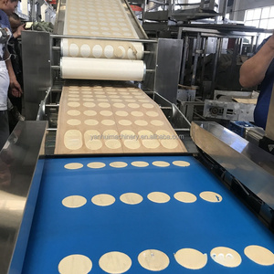 Máquina para hacer crepes árabes completamente automática y duradera, máquina formadora de galletas, tiramisú, producción de pasteles, alimentos, aperitivos, motor de acero, restaurantes - Product Image 4