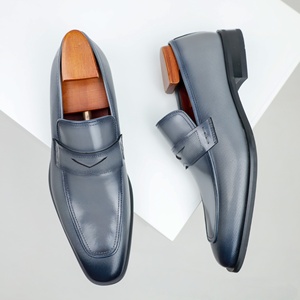 Chaussures Oxford Homme de Style Britannique de Haute Qualité, en Cuir Véritable, à Enfiler, pour Bureau, Affaires, Mariage, Intemporelles - Product Image 6