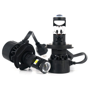 45W 2000LM Mini H4 Biled proyector lente Super brillante 6500K Mini coche Bi Led proyector faro lente H4 H7 <span class=keywords><strong>H8</strong></span> - Product Image 4