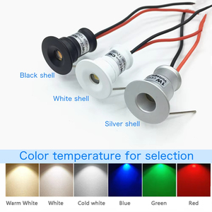Mini <span class=keywords><strong>spot</strong></span> LED encastrable 1W <span class=keywords><strong>IP65</strong></span> 12V <span class=keywords><strong>dimmable</strong></span> pour intérieur, fêtes, escaliers, allées, armoires et plafonds - Product Image 6