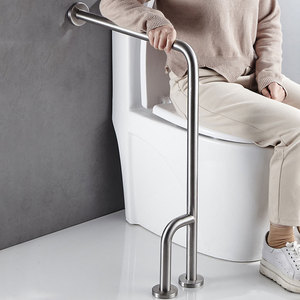 Barre d'appui WC Baiyurui en acier inoxydable 304, forme en U, brossée, antidérapante, pour personnes âgées et handicapées, support de sécurité pour salle de bain - Product Image 3