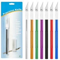 Ensemble de couteaux à découper multifonctionnels pour la découpe de papier et le film de téléphone portable, en alliage d'aluminium, fait à la main, modèle de carnet