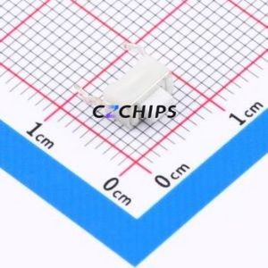 TC-1101T-C-B-W Tactile Switch Through hole Component (THT) Switch Single Pole Single Throw Rectangle Button 2.6N Through Hole - Product Image 1