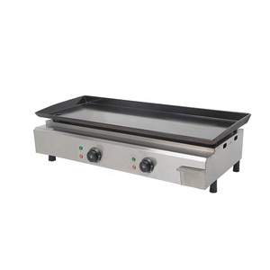 Plaque de cuisson électrique commerciale à deux brûleurs en fonte <span class=keywords><strong>pour</strong></span> hamburgers et crêpes, idéale <span class=keywords><strong>pour</strong></span> la cuisine en extérieur et le <span class=keywords><strong>camping</strong></span> – Offre spéciale - Product Image 4