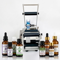 Machine d'étiquetage semi-automatique pour bouteilles rondes, compatible avec des diamètres de 15 à 150 mm, étiqueteuse semi-automatique pour bocaux, augmente l'efficacité