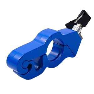 <b>Motorcycle</b> Handlebar Aluminum <b>Lock</b> Grip Clamp Security Device Anti Theft Durable Lightweight Portable Protection - Product Image 1