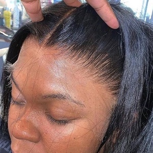 30inch 40 inch HD ren tóc giả, xương thẳng glueless thô Việt tóc giả tóc, Pre ngắt tự nhiên Remy tóc con người ren phía trước tóc giả - Product Image 5