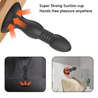 Vibromasseur anal en silicone télécommandé, masseur de prostate, plug anal avec ventouse, godemiché, jouets sexuels pour hommes, masturbateur masculin