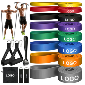 Exercise Resistance <b>Bands</b> Set 8 Colors Latex Fitness <b>Workout</b> Equipment for Adults Durable Stretching Exercise <b>bands</b> - Product Image 1