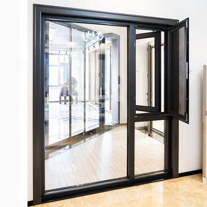 Certificats CE triple vitre 36x72 conception simple double cadre en aluminium fenêtre à battant en verre inclinable et tournant pour la maison - Product Image 3