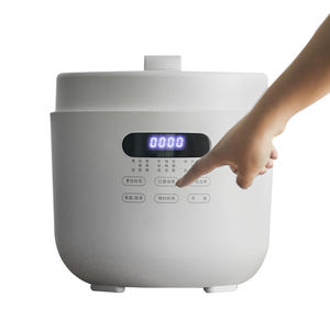 Mini-cuiseur à riz numérique intelligent automatique avec écran tactile LCD, multifonction, antiadhésif, argenté, 2L, faible teneur en sucre, pour la maison - Product Image 4