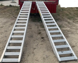 Rampes de chargement en aluminium <span class=keywords><strong>3M</strong></span> 4T pour Kobuta et Bobcat Rampes et supports de motocyclettes sur chenilles en caoutchouc - Product Image 4