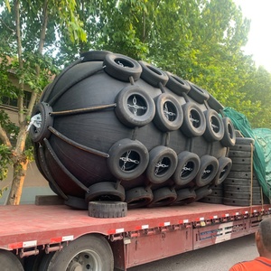 High Performance <b>Floating</b> Pneumatic Rubber Fender 80 50kpa Tire Net Chain Low Price Marine Supplies for Boats Natural Rubber - Product Image 4