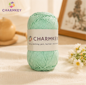 ไหมพรมถักโครเชต์ Charmkey 4 เส้น 100% อะคริลิก เนื้อนุ่ม สีมาการอง สำหรับถักผ้าห่มตุ๊กตา งานฝีมือ DIY - Product Image 3