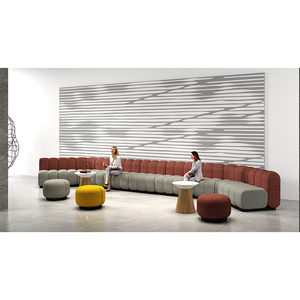 Ensemble de canapés modulaires pour salle d'attente, hôtel, espace public et bureau à domicile, mobilier de réception de bureau moderne - Product Image 3
