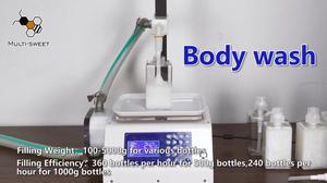 Champú automático Lavado DE CARA Lavavajillas Pasta Jabón Botella de limo Máquina de llenado de detergente - Product Image 2