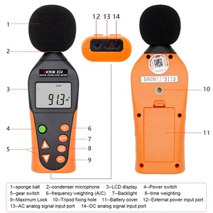 824 Victor Digital Sound Level <span class=keywords><strong>Meter</strong></span> Geluidsmeter <span class=keywords><strong>Db</strong></span> <span class=keywords><strong>Meter</strong></span> Decibel Meting 30-130DB Sound <span class=keywords><strong>Meter</strong></span> - Product Image 5