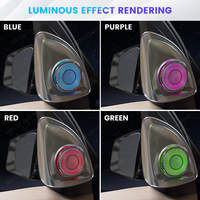 Tweeter rotatif 4D pour Mercedes GLE GLS W166 2011-2019 |   Synchronisation de la lumière ambiante à 64 couleurs, mise à niveau OEM pour la colonne A