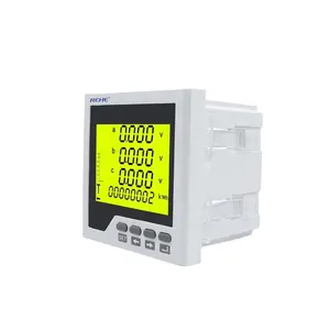 96*96mm thd와 다 비율 CN-3FHD3Y 를 가진 삼상 지적인 LCD 다기능 미터